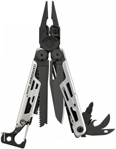 Мультитул Leatherman Signal (832625) 114.3мм 19функций серебристый/черный карт.коробка
Мультитул Leatherman Signal (832625) 114.3мм 19функций серебристый/черный карт.коробка
