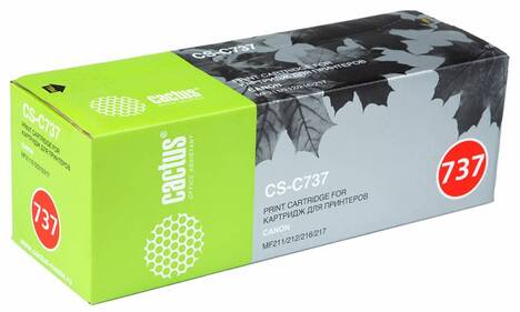 Тонер-картридж черный Cactus CS-C737