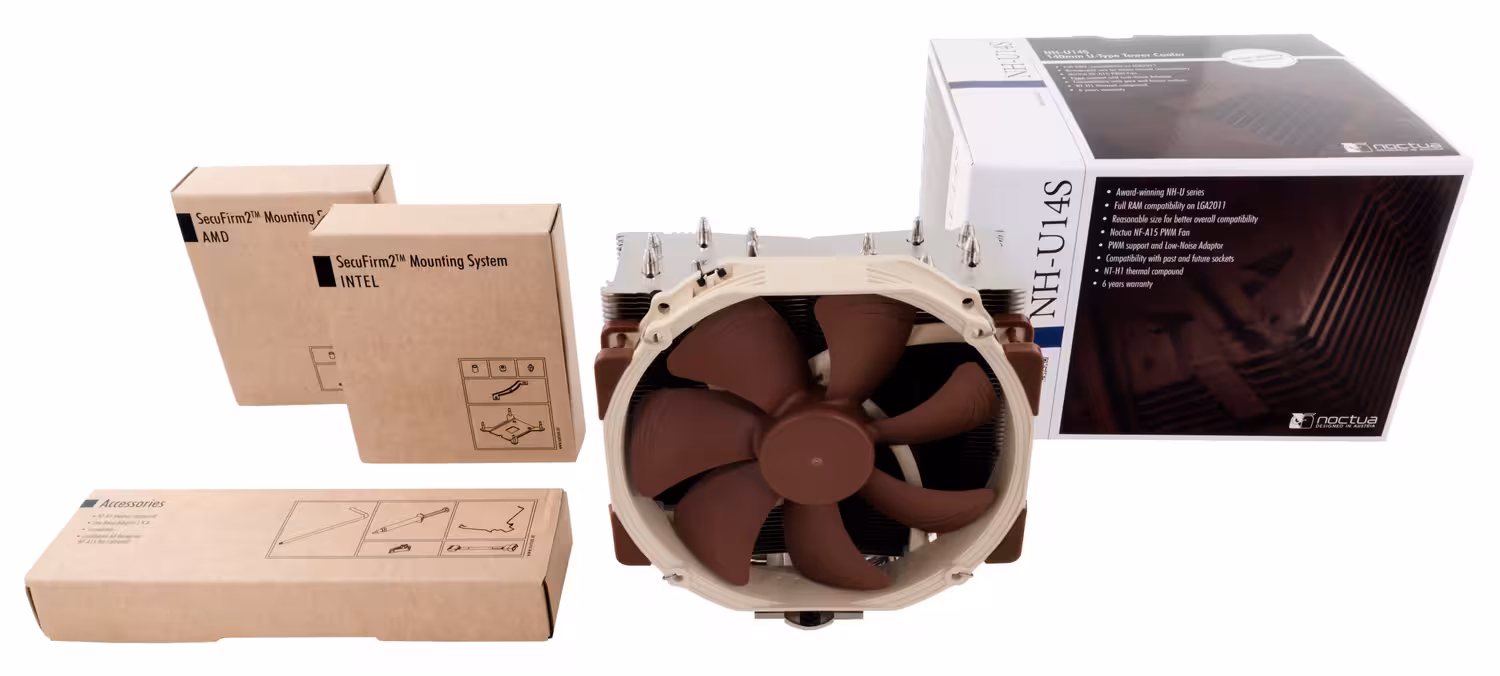 Кулер Процессорный Noctua CPU Cooler NH-U14S Beige/Brown
