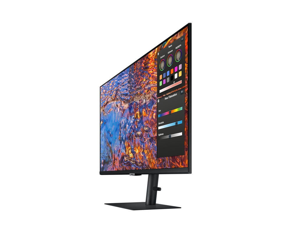 Samsung 32" ViewFinity S8 S80PB S32B800PXI (IPS 21:9 3840x2160x60Hz 5ms 350cd 1000:1 178/178 1,07 bill; DP; HDMI; USB-C (90W); USB3.0x3 RJ45 HAS Tilt Swiv VESA Black