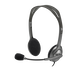Гарнитура Logitech H110, цвет черный/серебристый