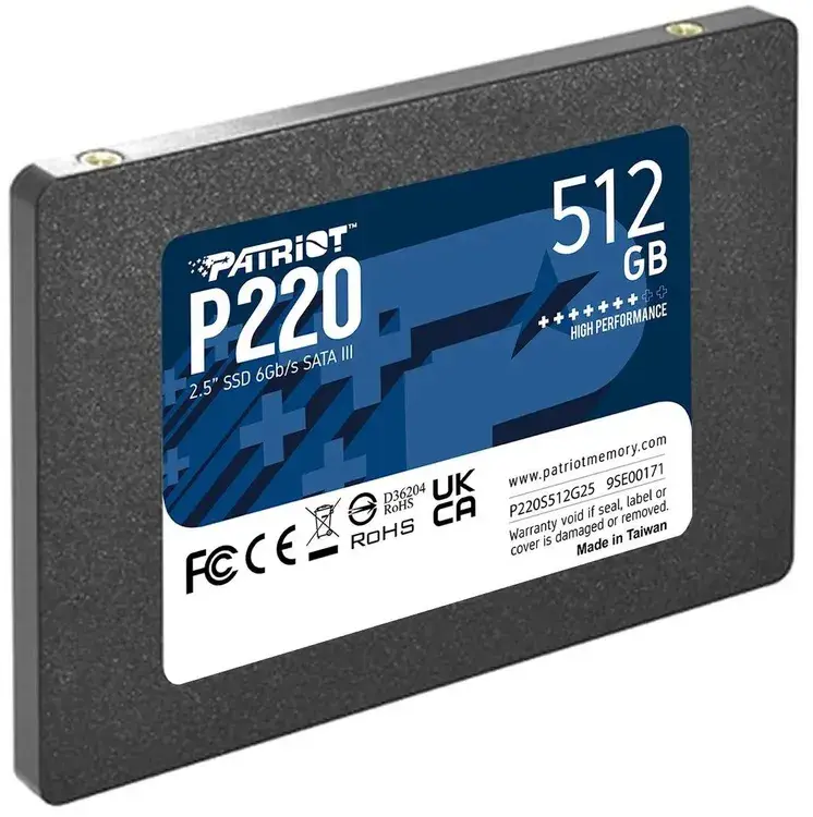 Внутренний твердотельный накопитель Patriot P220 512GB