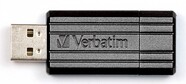 

Флешка Verbatim PinStripe 16GB, Черный