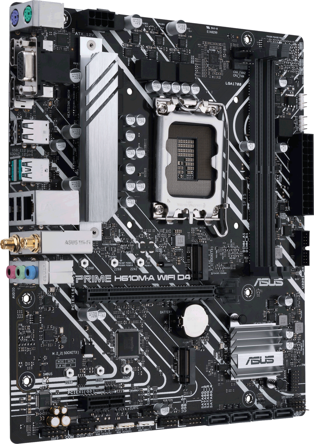 Материнская плата ASUS Intel H610 PRIME H610M-A WIFI D4