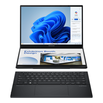 ASUS Zenbook Duo UX8406CA-QL221W Intel Core Ultra 7 255H/16GB 1TB/Intel Arc Graphics/14&quot;FHD(1920 x 1200)OLED 16:10/WiFi 7+BT 5.4/WIN11 HOME/1.39 kg/Inkwell Gray/Stylus+Sleeve