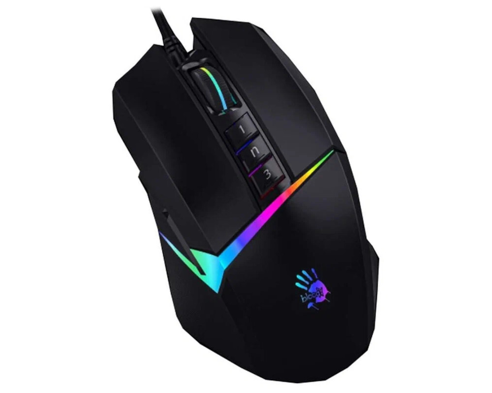 Мышь A4tech Bloody W60 MAX, цвет черный