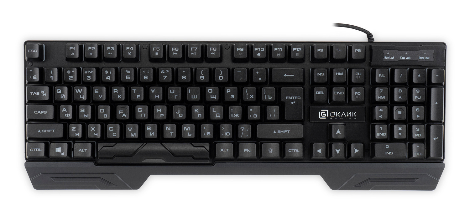 Клавиатура Oklick USB 709G 1788144, цвет черный