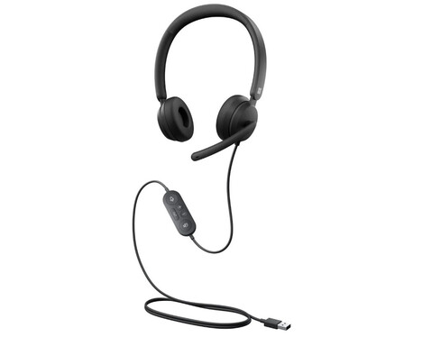 Гарнитура Microsoft Corporation Modern USB 6ID-00021, цвет черный