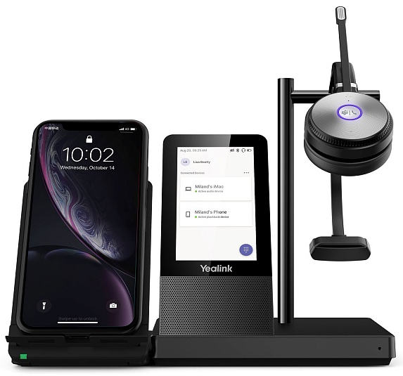 Гарнитура с 1 наушником Yealink WH66, цвет черный