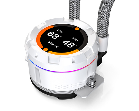 Кулер Процессорный ID-Cooling система водяного охлаждения SL240 XE WHITE