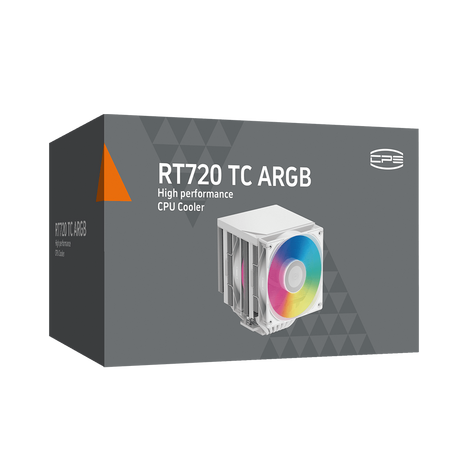 Кулер Процессорный PCCooler для процессора RT720 TC ARGB White