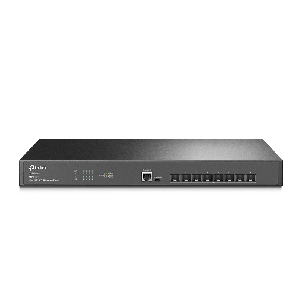Коммутатор/ Fully managed switch with full 8-port 10G fiber ports and 160 Gbps switching capacity