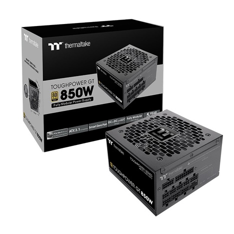 Блок питания Thermaltake ATX 850W Toughpower GT Gen.5 80+ gold (20+4pin) APFC 140mm fan 9xSATA Cab Manag RTL