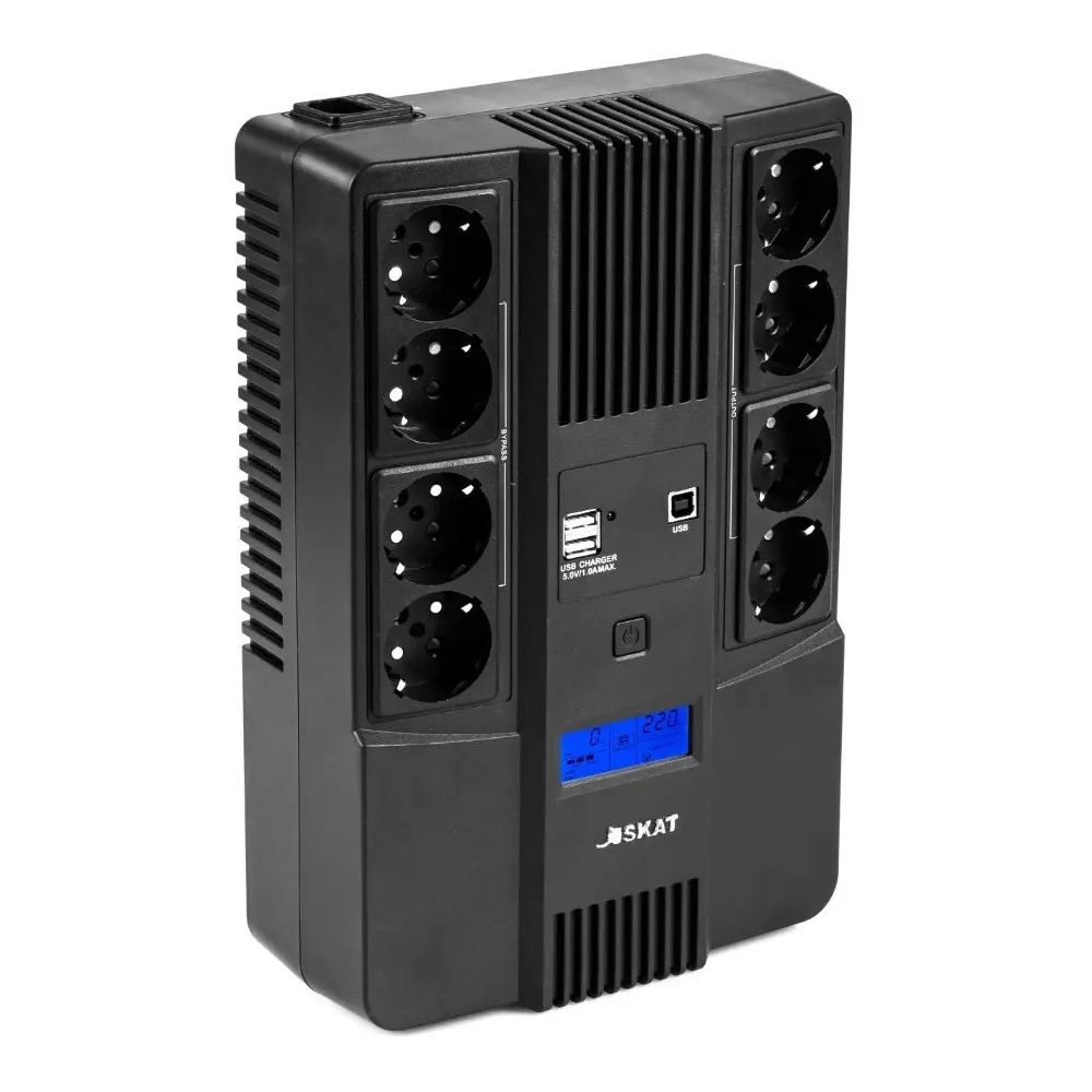 ИБП Бастион SKAT-UPS Line-interactive 1000-AID-IN-1X9-8 (8934) (SKAT-UPS 1000-AID-IN-1X9-8)
