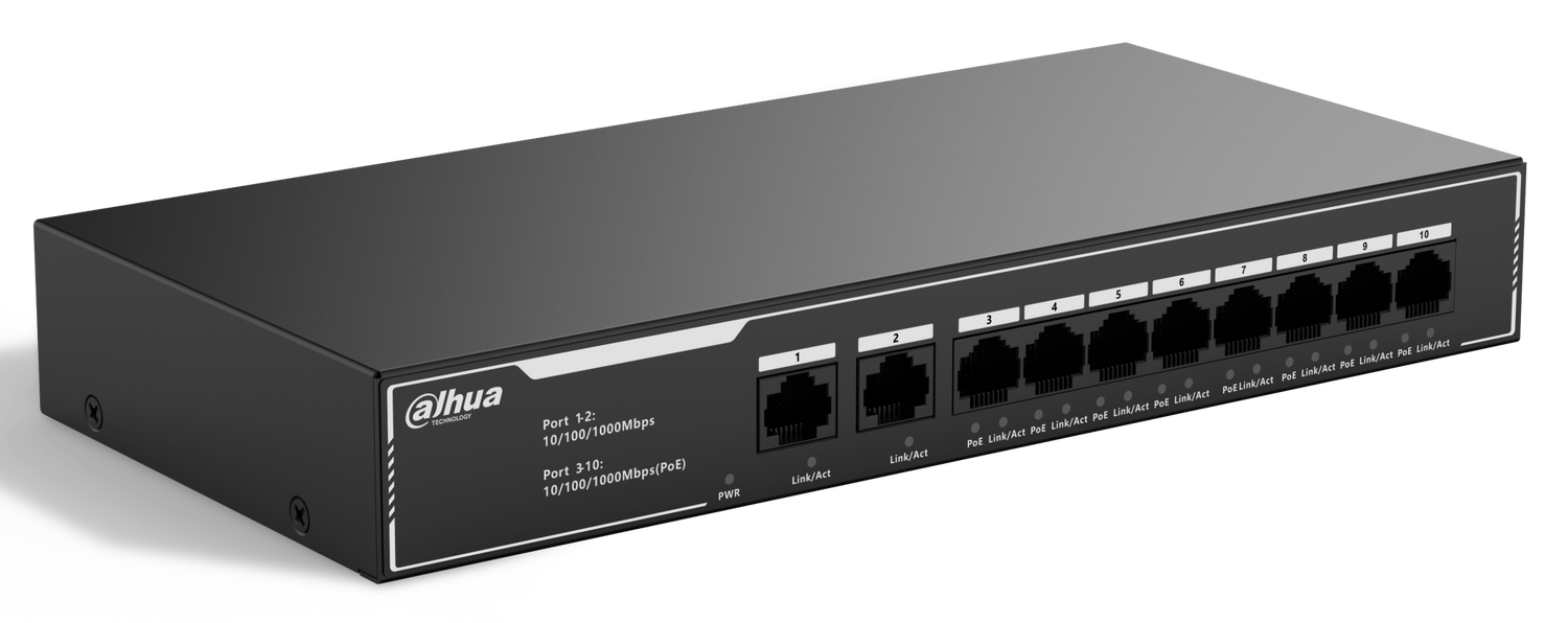Коммутатор Dahua DH-SG1010LP