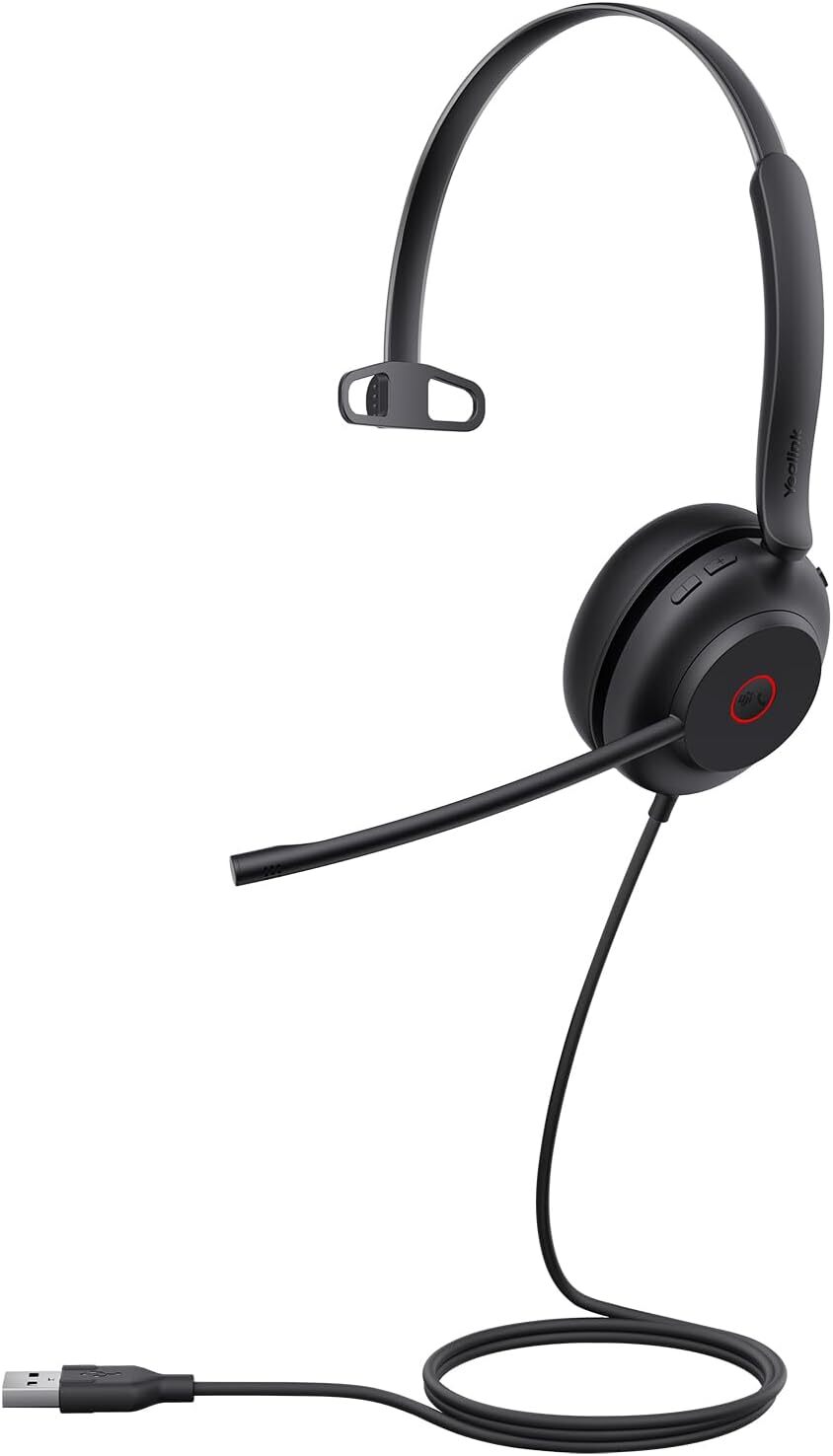 Гарнитура Yealink UH35 Mono UC, цвет черный