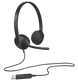 Гарнитура Logitech H340 USB, цвет черный
