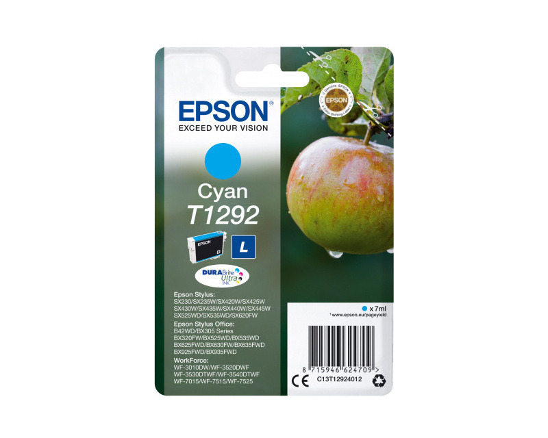 Картридж голубой Epson C13T12924012