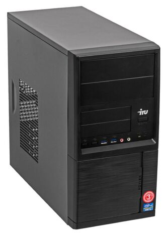 ПК IRU Corp 312 MT PG G6405 (4.1) 4Gb 4Tb+500Gb UHDG 610 Free DOS GbitEth 400W черный