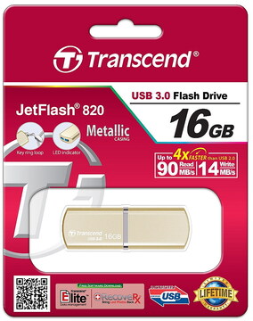 Флешка TRANSCEND JetFlash 820 16GB