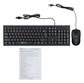 Клавиатура+мышь Oklick KB+M 630M 1091260, цвет черный