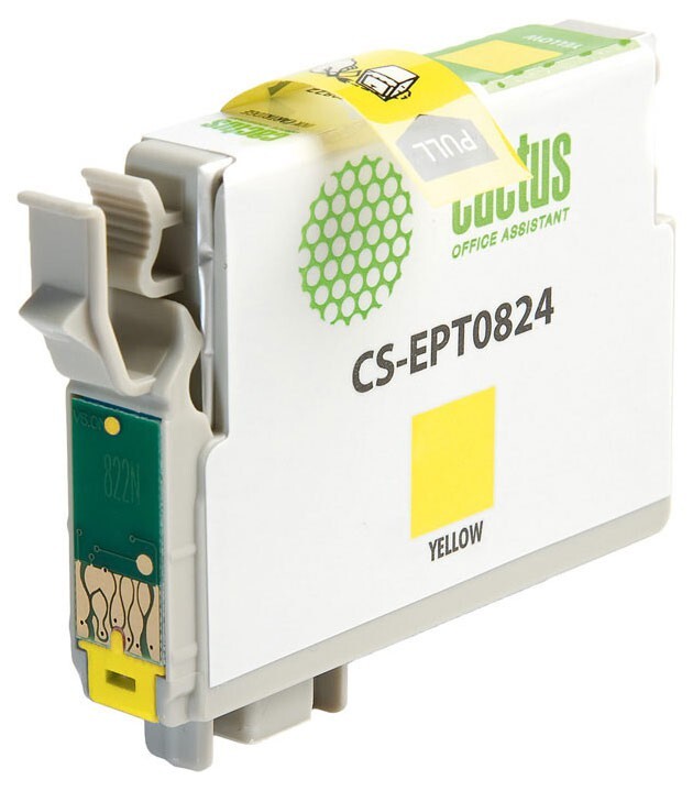 Картридж желтый Cactus CS-EPT0824