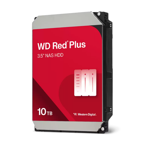 Жесткий диск  Western Digital Red Plus 3.5  10Tb 7.2K SATA3