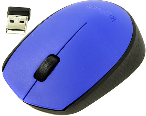 Мышь Logitech M171 910-004640, цвет черный