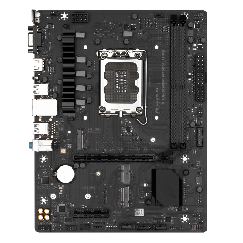 Материнская плата Maxsun LGA 1700 Intel B760 Challenger B760M D5 WIFI