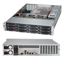 Шасси SUPERMICRO SuperChassis 2U 826BAC12-R1K23LPB