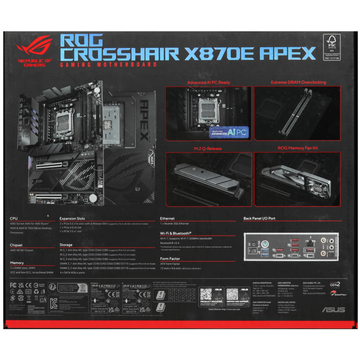 Материнская плата ASUS AMD X870E ROG CROSSHAIR X870E APEX