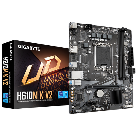 Материнская плата Gigabyte LGA 1700 Intel H610 H610M K V2