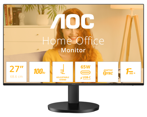 Монитор AOC Q27B3CF2 27.0-inch черный