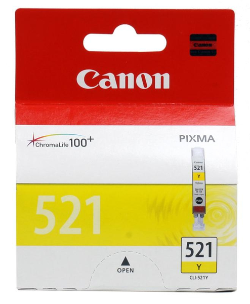 

Чернильница желтый Canon CLI-521Y, 2936B004