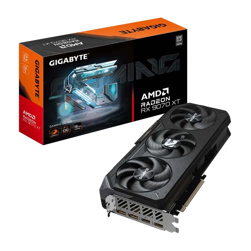 Видеокарта Gigabyte Radeon RX 9070 XT 16 ΓБ Retail