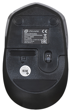 Мышь Oklick Мышь 488MW 1196569, цвет синий