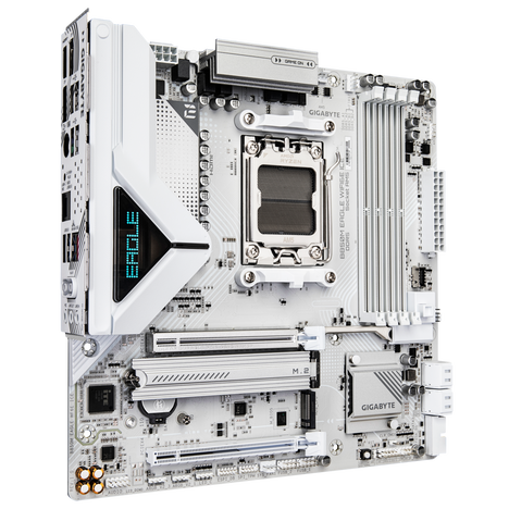 Материнская плата Gigabyte AM5 AMD B850 B850M EAGLE WIFI6E ICE