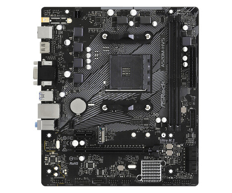 Материнская плата ASRock AM4 AMD A520 A520M-HVS