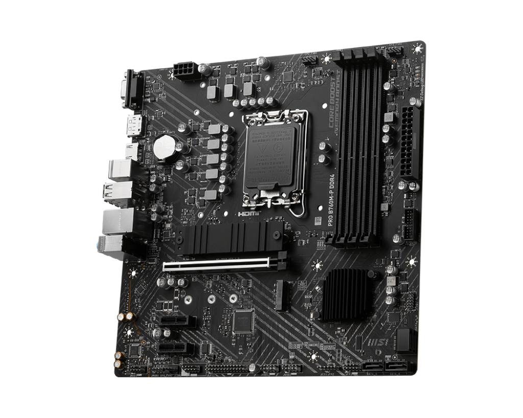 Материнская плата MSI Intel B760 PRO B760M-P DDR4 (плохая упаковка)