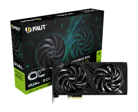 Видеокарта Palit GeForce RTX 4060 8 ΓБ Retail (плохая упаковка )