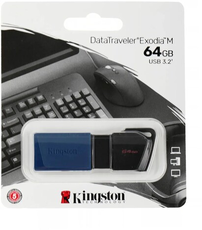 Флешка Kingston DataTraveler Exodia M 64Gb