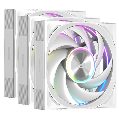 Вентилятор PCCooler кулер для корпуса F7 X120 ARGB 3IN1