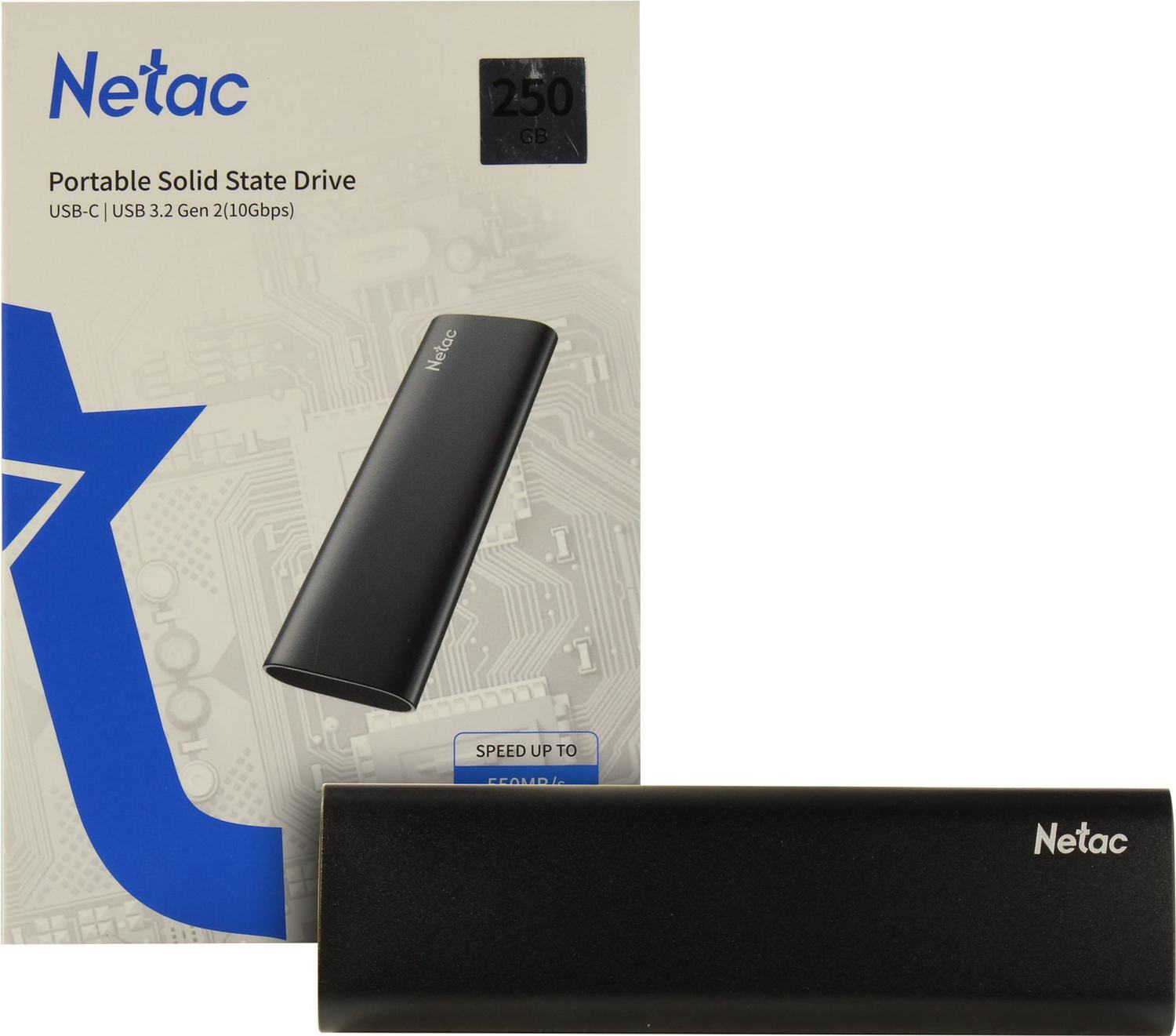 Внешний HDD Netac Z SLIM 250GB