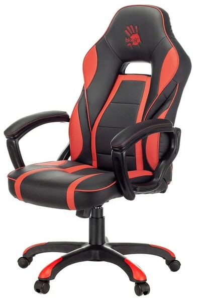 

Кресло игровое A4Tech Bloody GC-350 черный/красный эко.кожа крестовина пластик