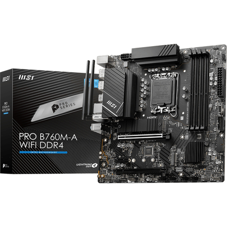 Материнская плата MSI Intel B760 PRO B760M-A WIFI DDR4