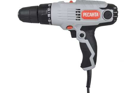 Безударная дрель-шуруповерт РЕСАНТА СШ-550-2