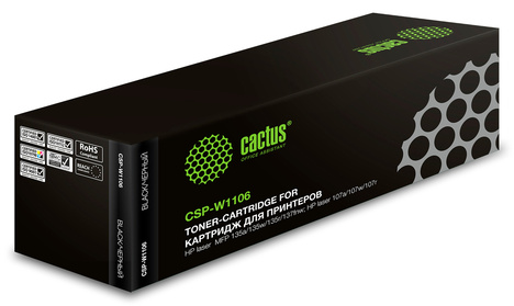 Картридж черный Cactus CSP-W1106X
