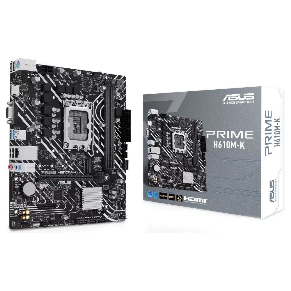 Материнская плата ASUS Intel H610 PRIME H610M-K