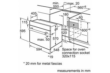 Электрический духовой шкаф Bosch HBF512BB1T
