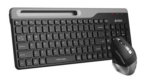 Клавиатура+мышь A4tech Fstyler FB2535C SMOKY GREY, цвет черный